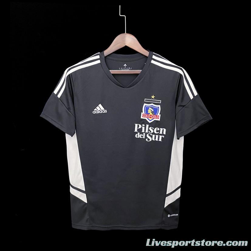 22/23 Colo Colo Training Black Soccer Jersey