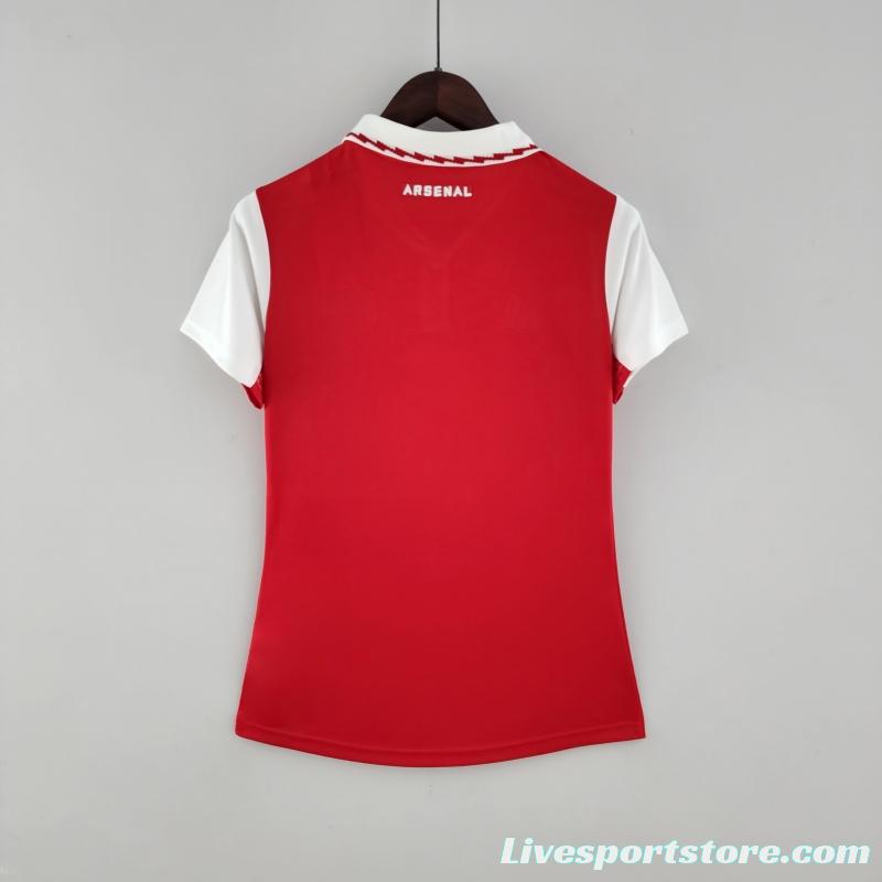 22/23 Women Arsenal Home  Soccer Jersey