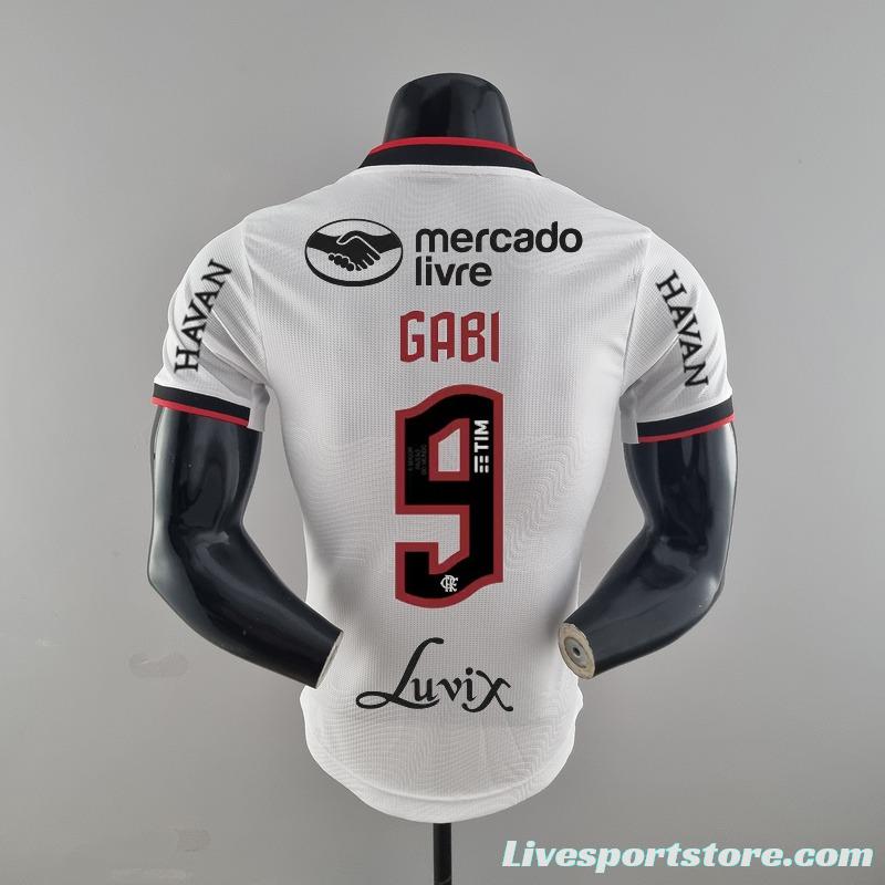 Player Version 22/23 All Sponsors Flamengo Away  Soccer Jersey