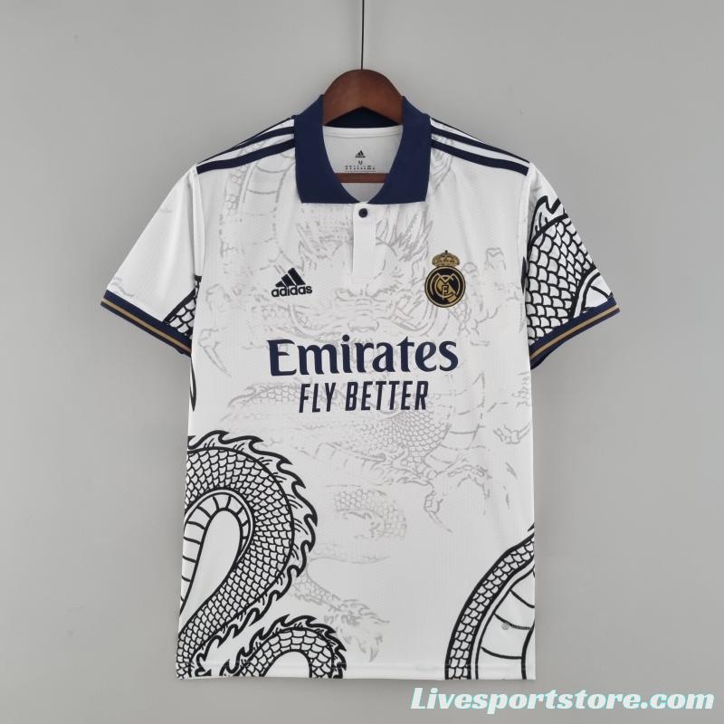 22/23 Real Madrid Chinese Dragon White