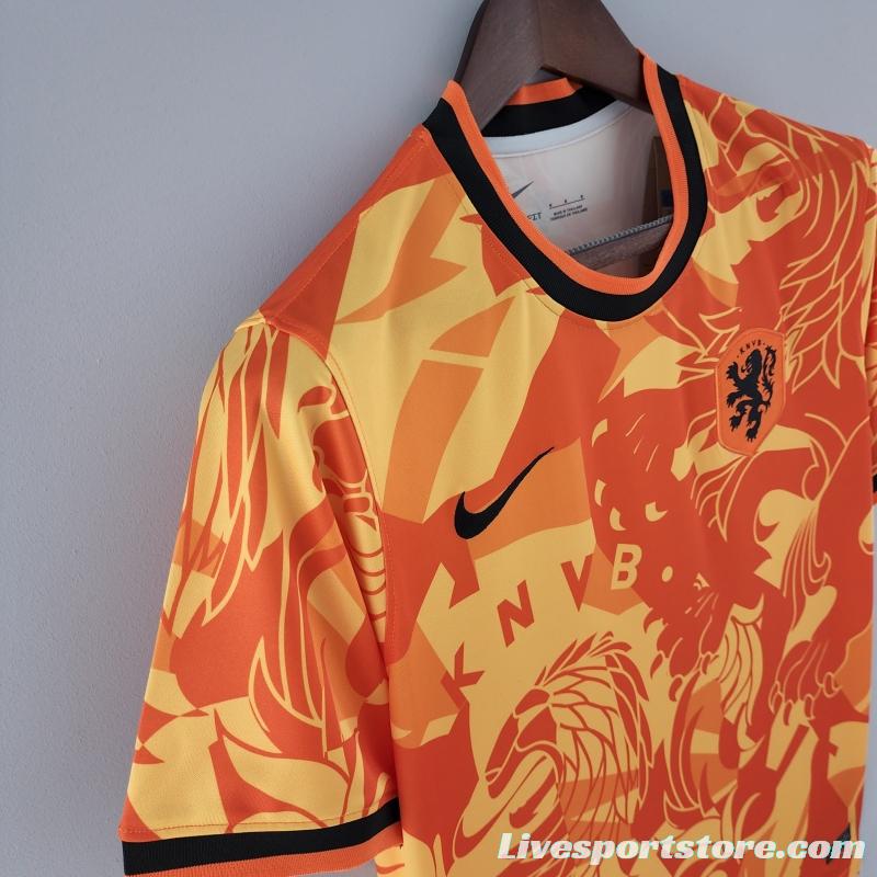 2022 Netherlands Training Jersey Orange