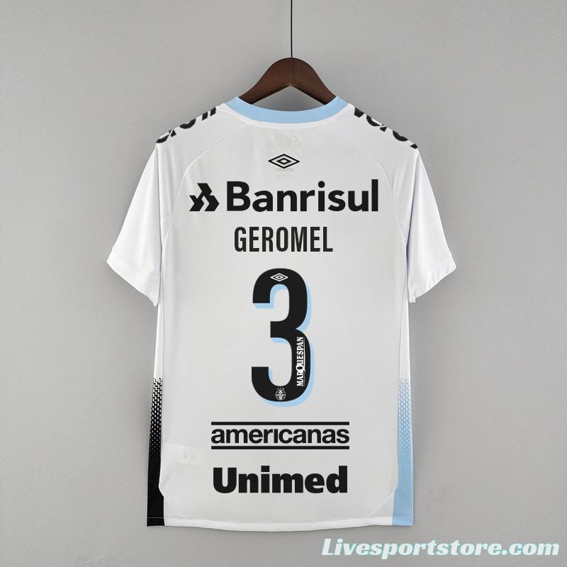 22/23 All Sponsors Gremio Away  Soccer Jersey