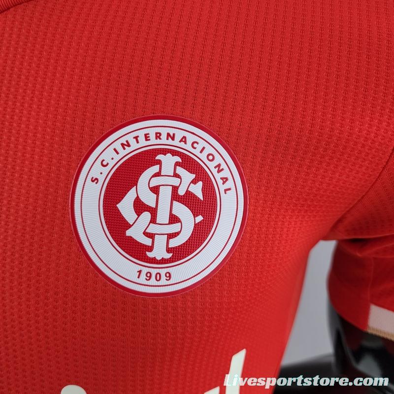 Player Version 22/23 Internacional Home  Soccer Jersey