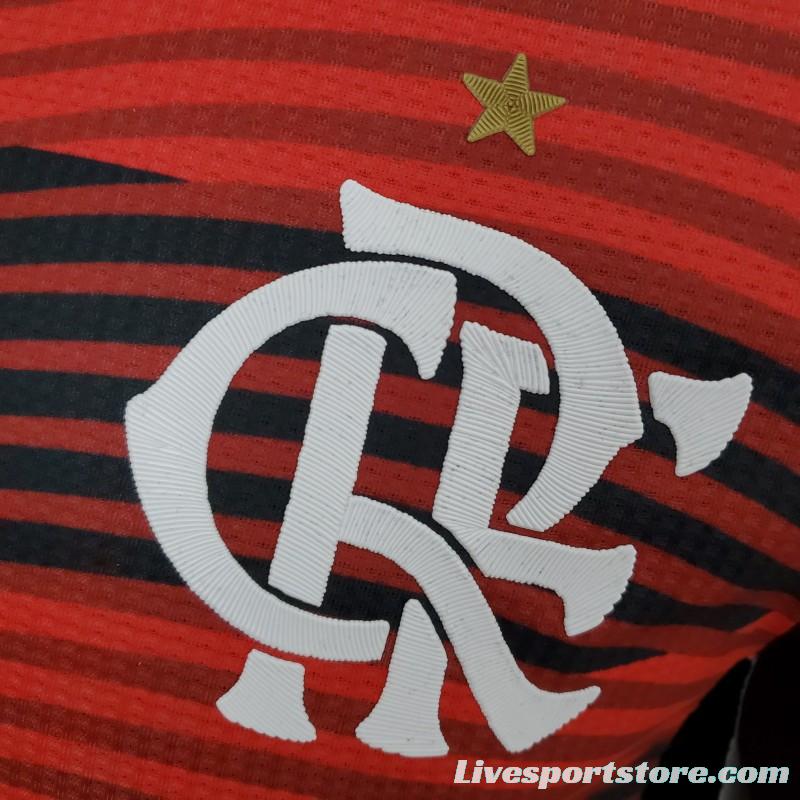 Player Version 22/23 Flamengo Home Soccer Jersey