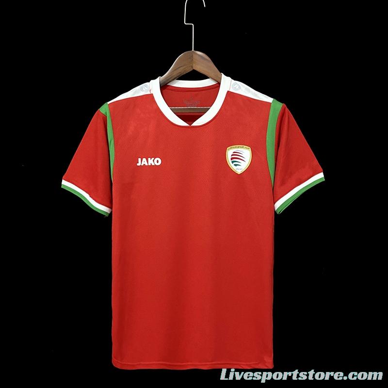 2022 Oman Home Soccer Jersey