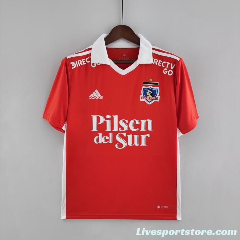 22/23 Colo Colo Red Jersey