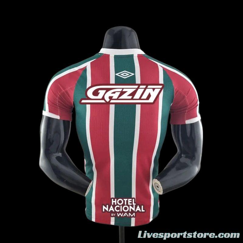 Player Version 22/23 All Sponsors Fluminense Home Soccer Jersey