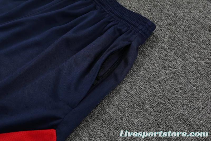 22/23PSG Royal Blue Red Bar Pre-match Training Jersey Vest