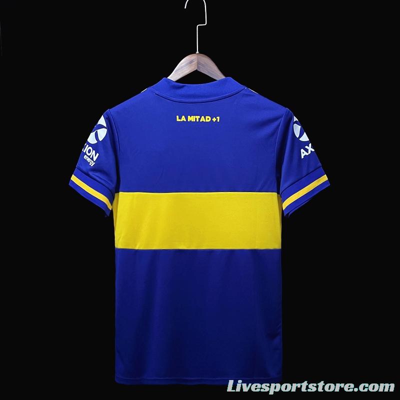 20/21 Boca Juniors Home Soccer Jersey