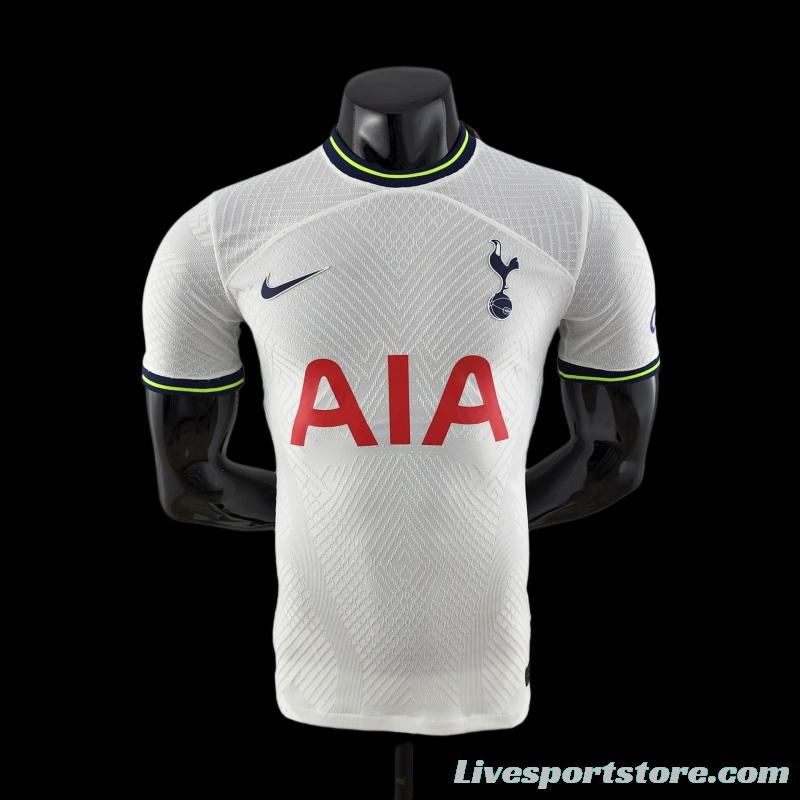 Player Version 22/23 Tottenham Hotspur Home Soccer Jersey