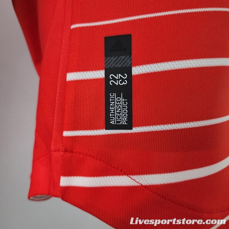 Player Version 22/23 Bayern Munich Home Soccer Jersey