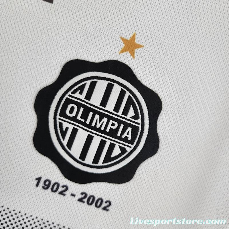 Retro 02/03 Olimpia  Home Soccer Jersey