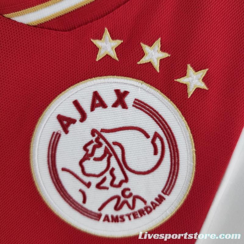 22/23 Ajax Home Soccer Jersey