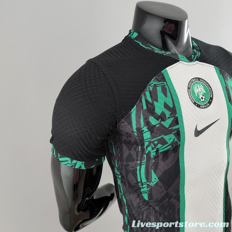 Player Version 2022 Nigeria Home Soccer Jersey