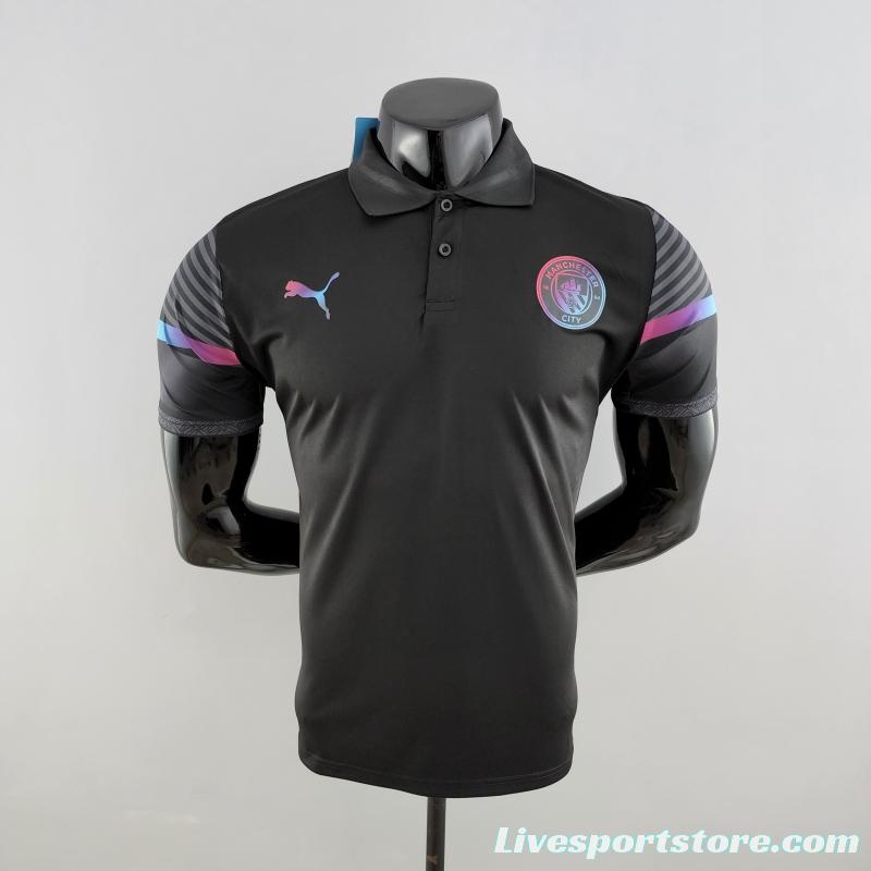 22/23 POLO Manchester City Black Jersey