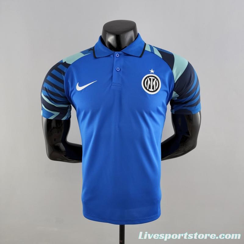 22/23 POLO Inter Milan Blue Jersey