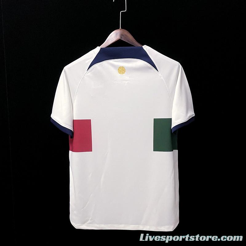 2022 Portugal Away Soccer Jersey