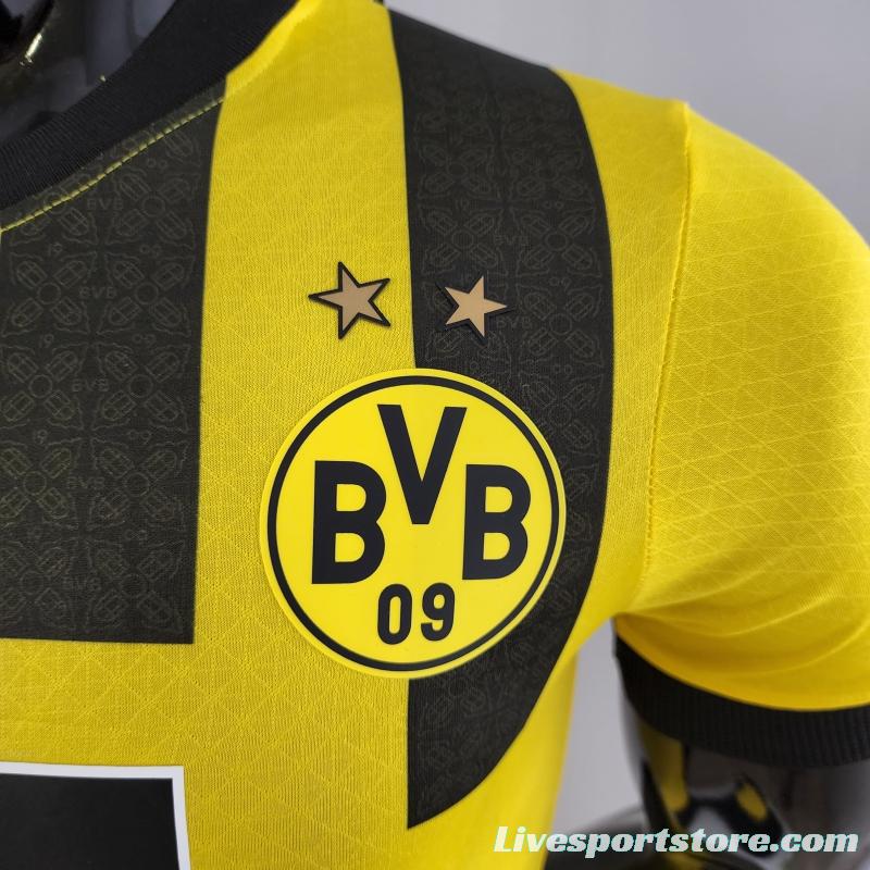 Player Version 22/23 Dortmund Home Soccer Jersey