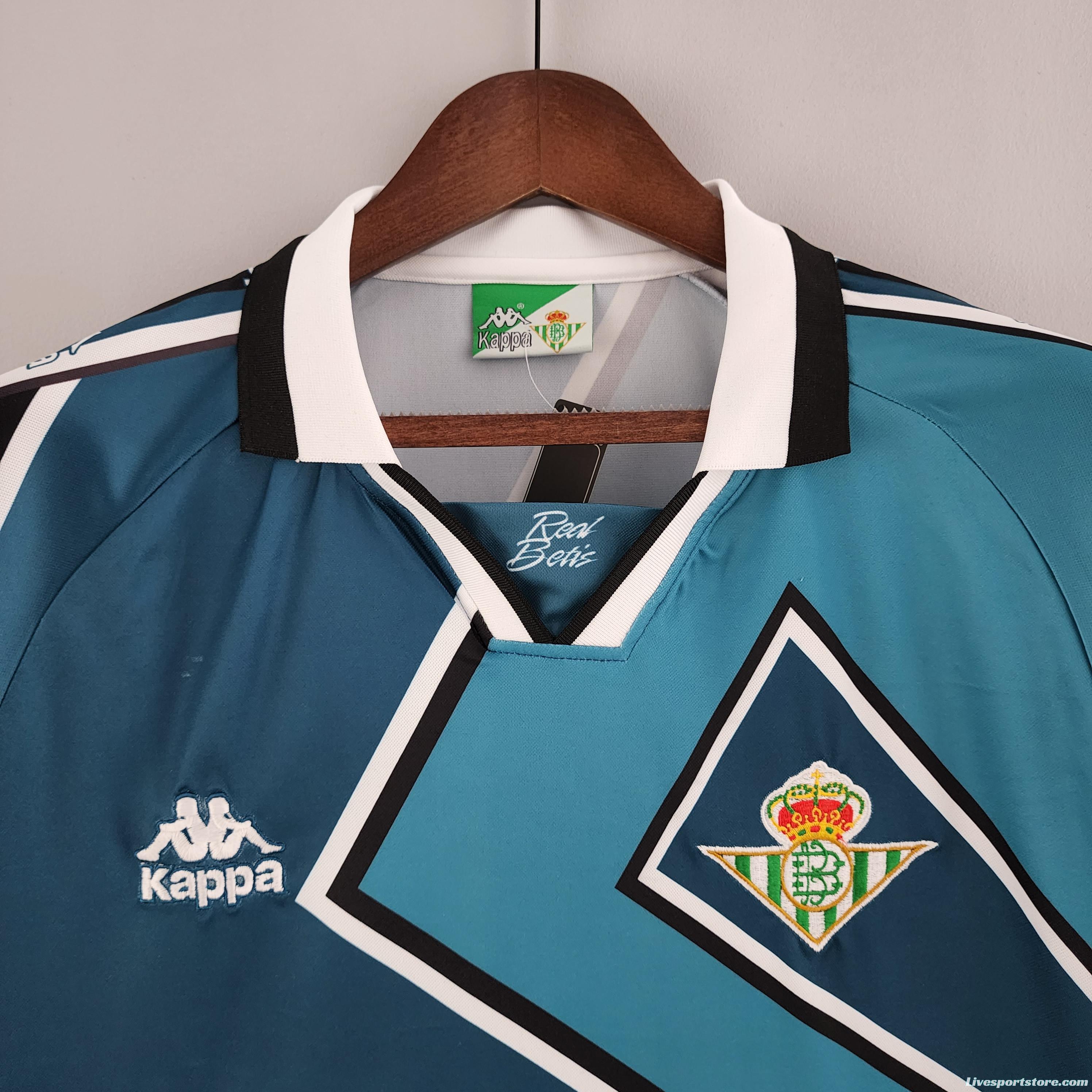 Retro 95/97 Real Betis Away Soccer Jersey