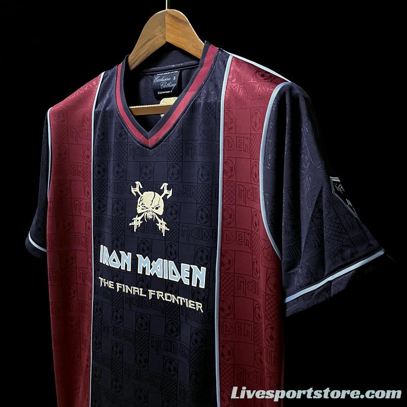 Retro 2011 West Ham Iron Maiden Home Soccer Jersey