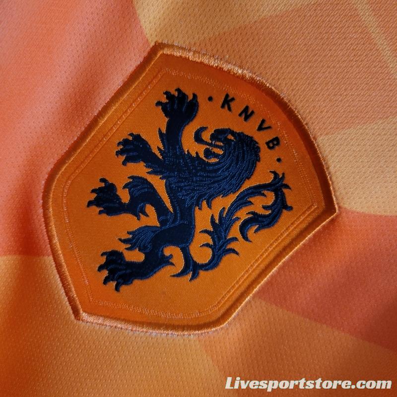 2022 Netherlands Training Orange Jersey