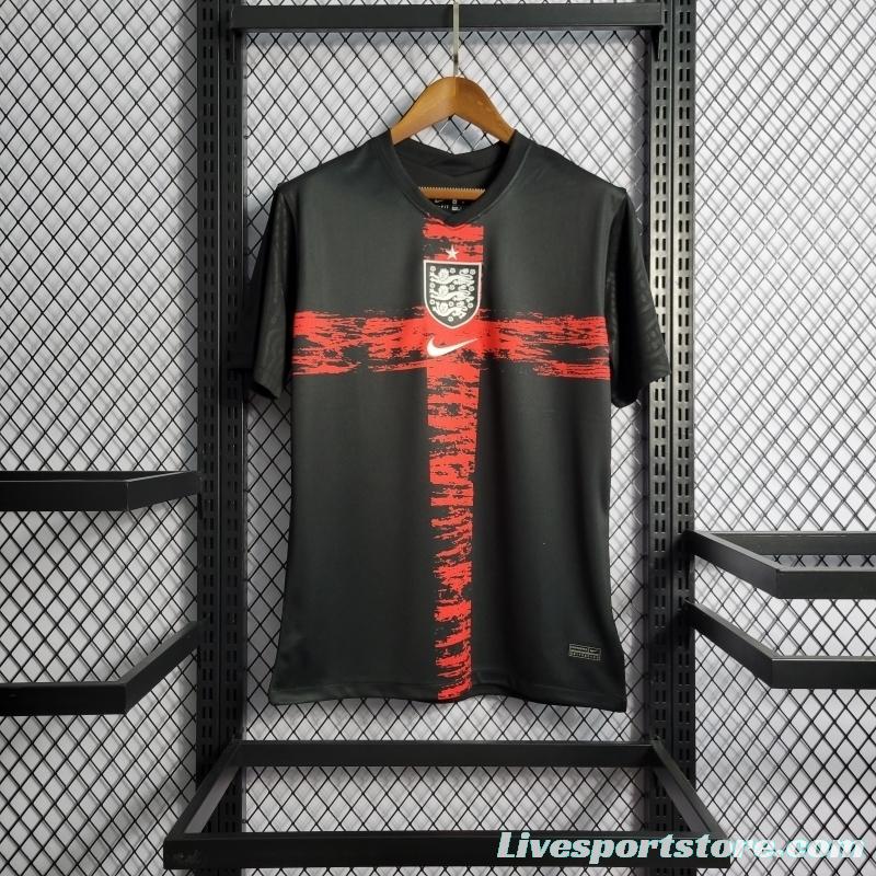 2022England Pre-Game Black Jersey