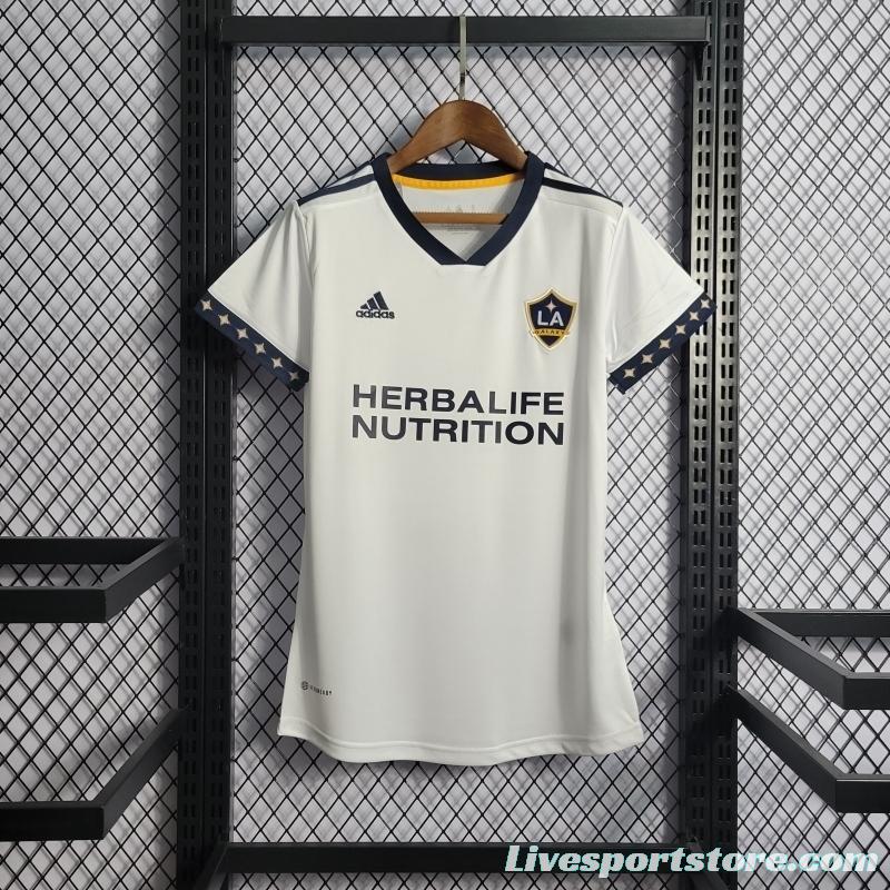 2022 Woman LA Galaxy HOME Soccer Jersey