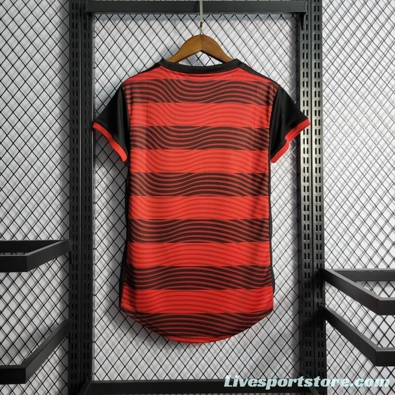 22/23 Women's Flamengo Home Soccer Jersey