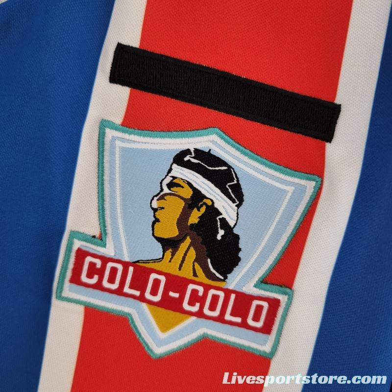 Retro 1986 Colo Colo Away Soccer Jersey