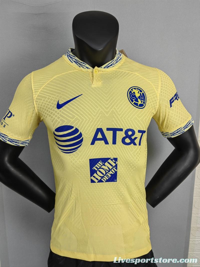 Player Version 22/23 Club America Home Soccer Jersey