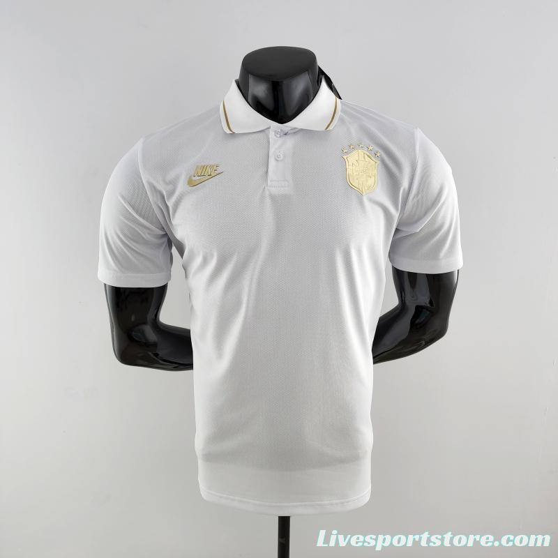 2022 POLO Brazil White Jersey