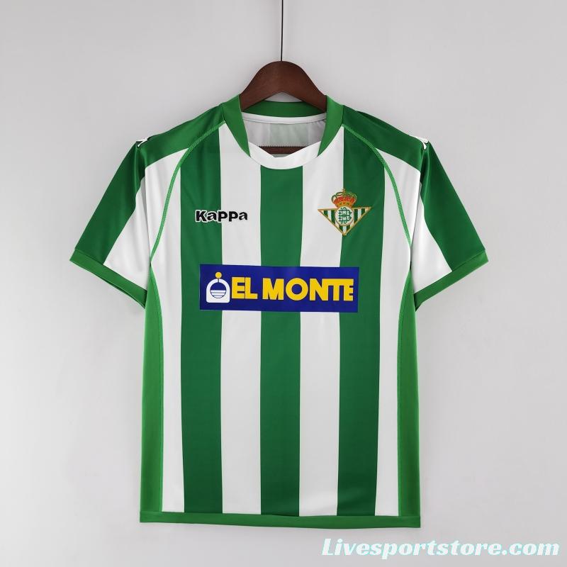 Retro Real Betis 01/02 Home Soccer Jersey