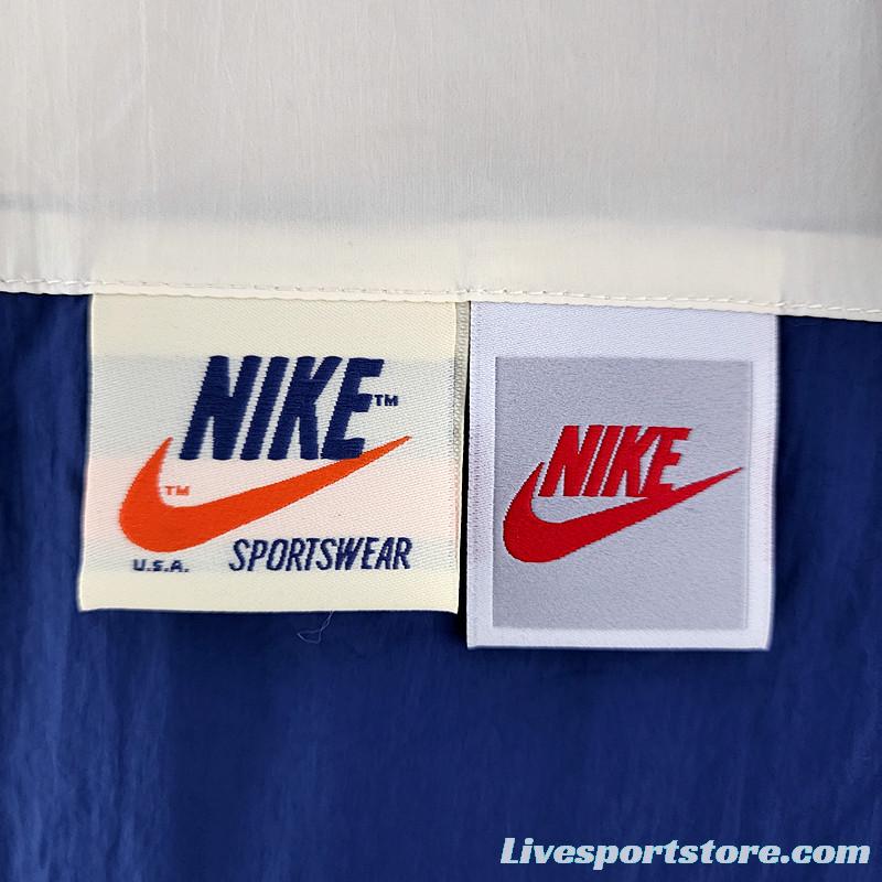 2022 NIKE Windbreaker Nike Beige Blue