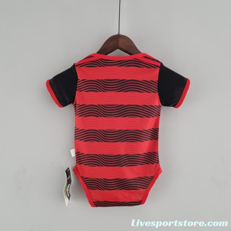 22/23 Flamengo Home Baby KM#0025 9-12 Soccer Jersey