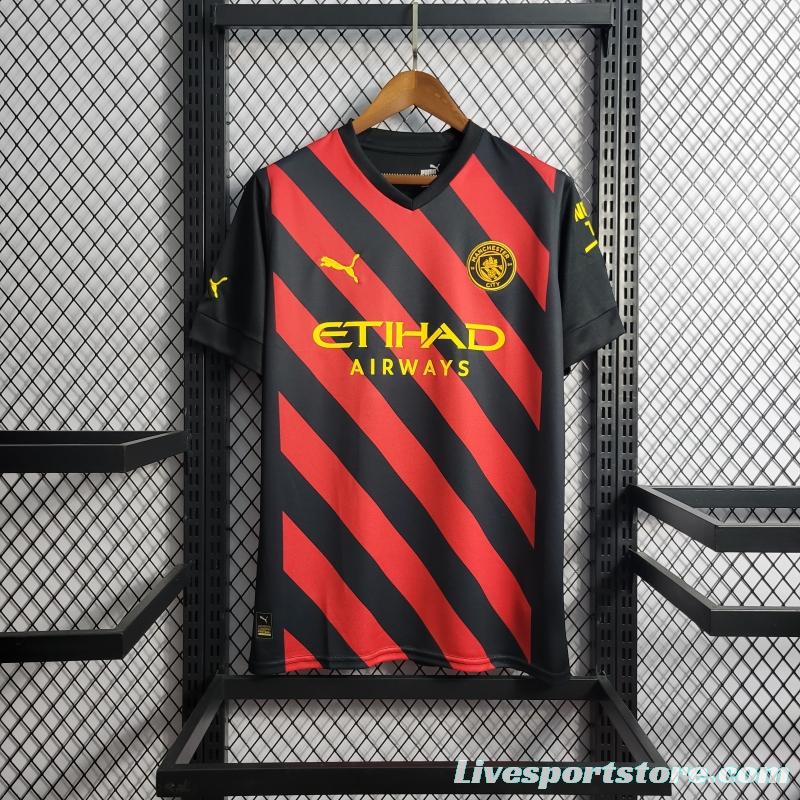 22/23 Manchester City Away Soccer Jersey