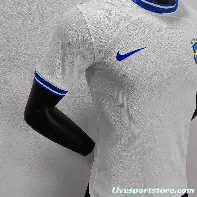 Player Version 22/23 Brazil Away White Jersey