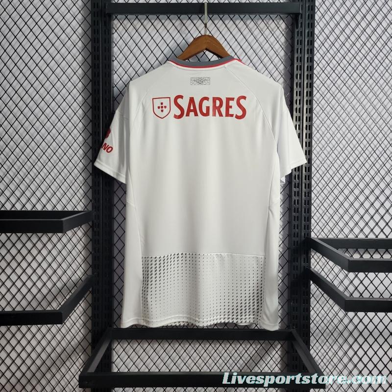 22/23 Benfica Third White Soccer Jersey