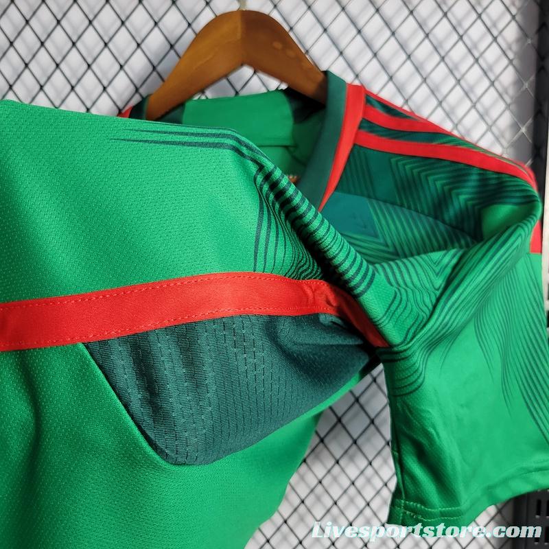 2022 Mexico Home Soccer Jersey