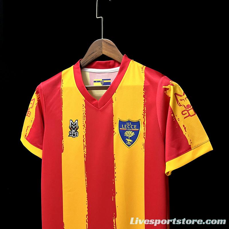 22/23 Lecce Home Soccer Jersey