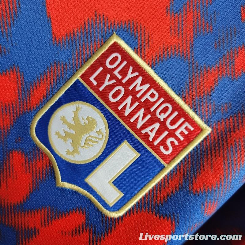 22/23 Olympique Lyonnais Lyon Away Soccer Jersey