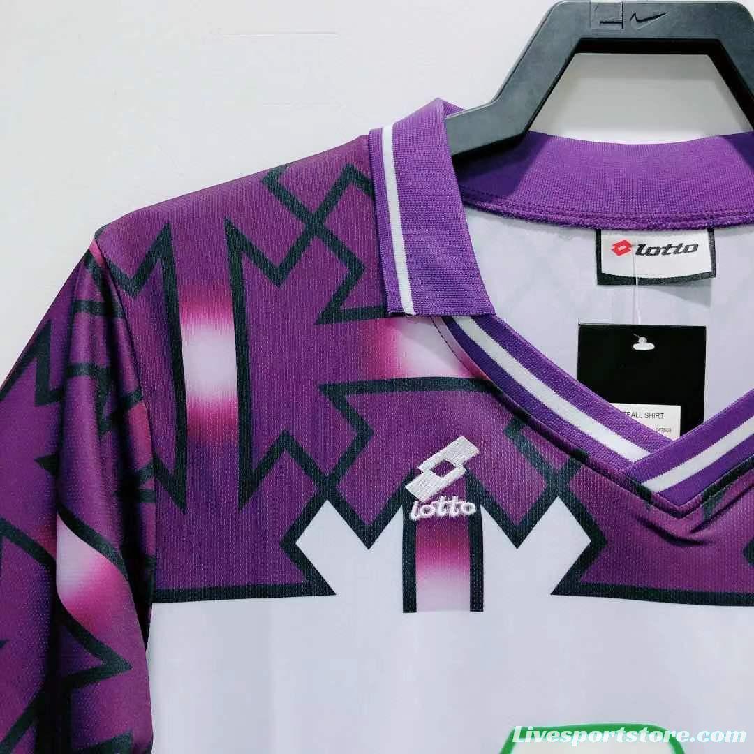 Retro 92/93 Fiorentina  Away Soccer Jersey