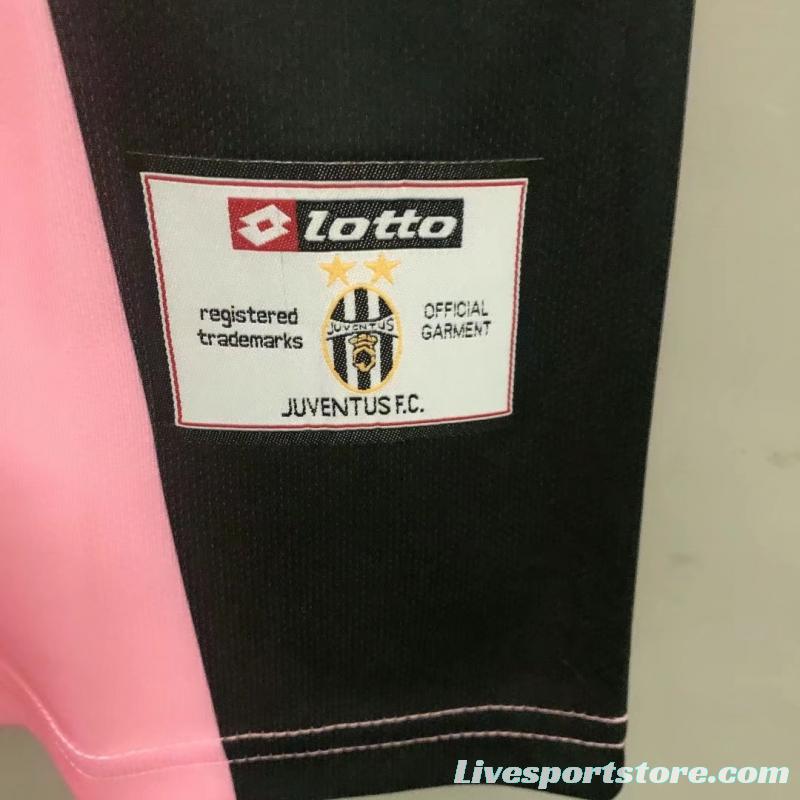 Retro 02/03 Juventus Goalkeeper Pink Jersey