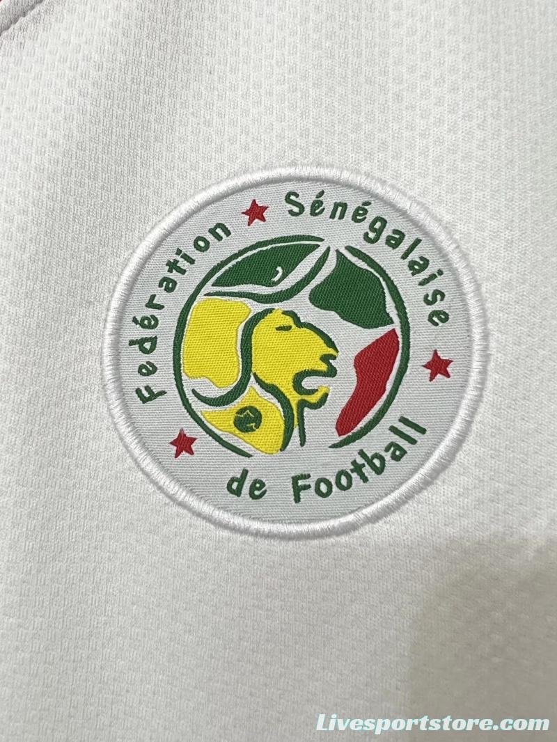 Retro 2002 Senegal White Jersey