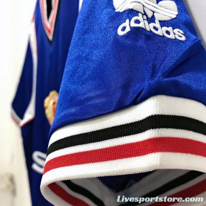 Retro 84/85 Manchester United Away Soccer Jersey