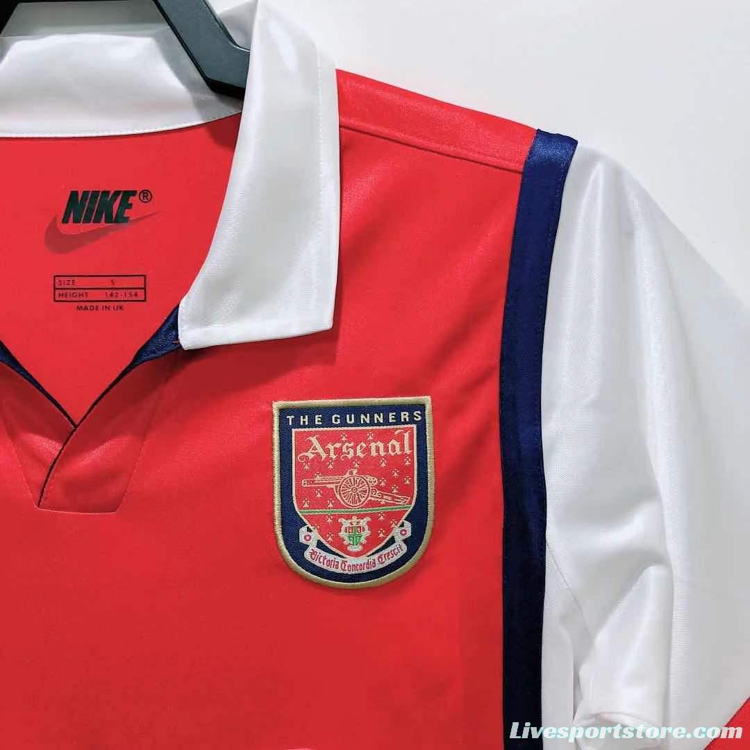 Retro 98/99 Arsenal Home Soccer Jersey