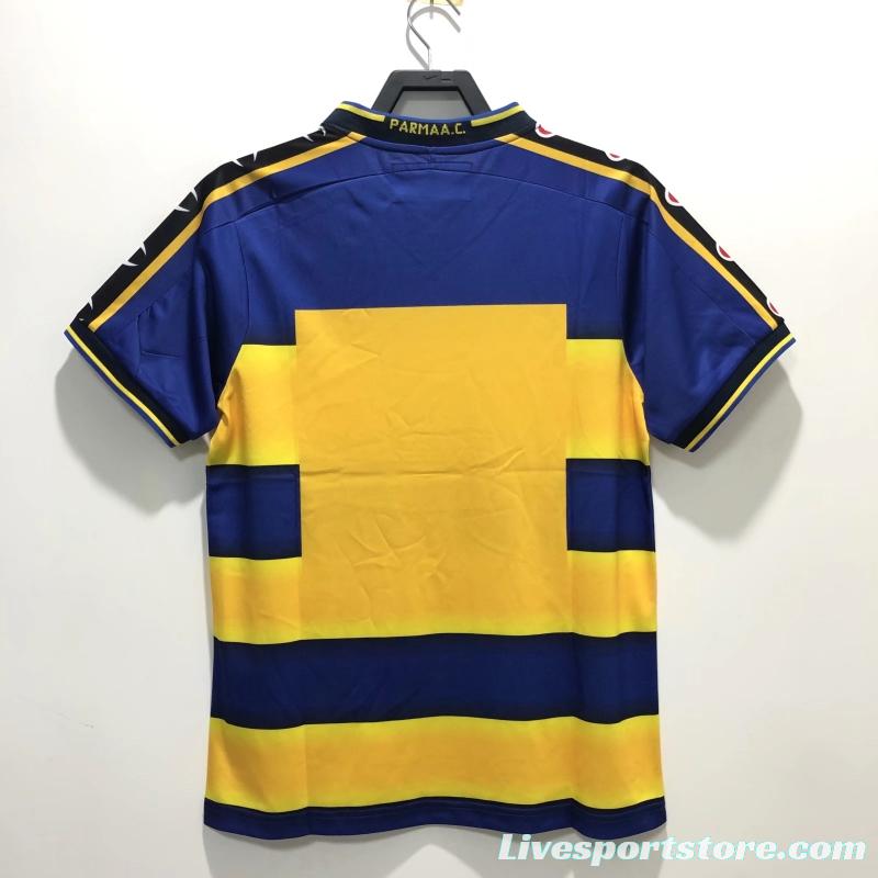 Retro 01/02 Parma Home Soccer Jersey