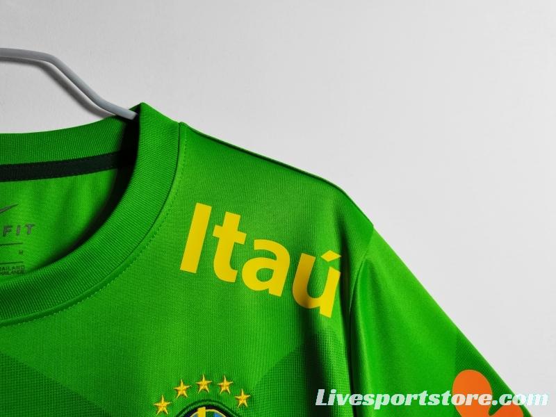 Retro 2020 Brazil Green Training Jersey