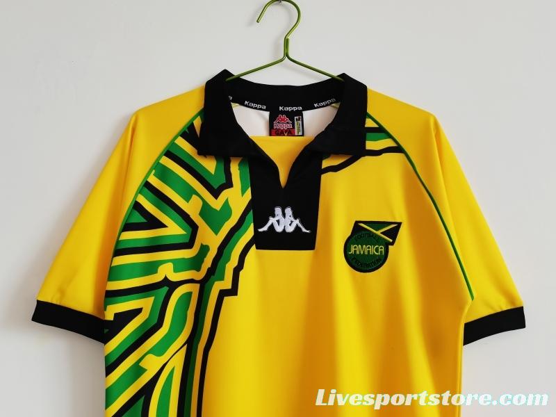 Retro 1998 Jamaica Home Soccer Jersey