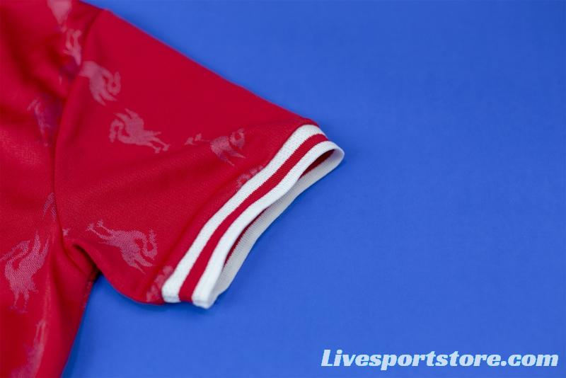 Retro 96/98 Liverpool Home Soccer Jersey