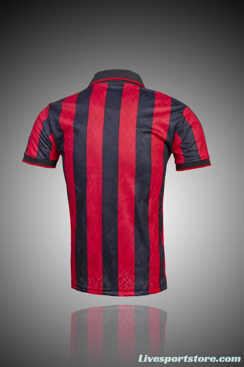 RETRO 94/96 AC Milan Home Soccer Jersey